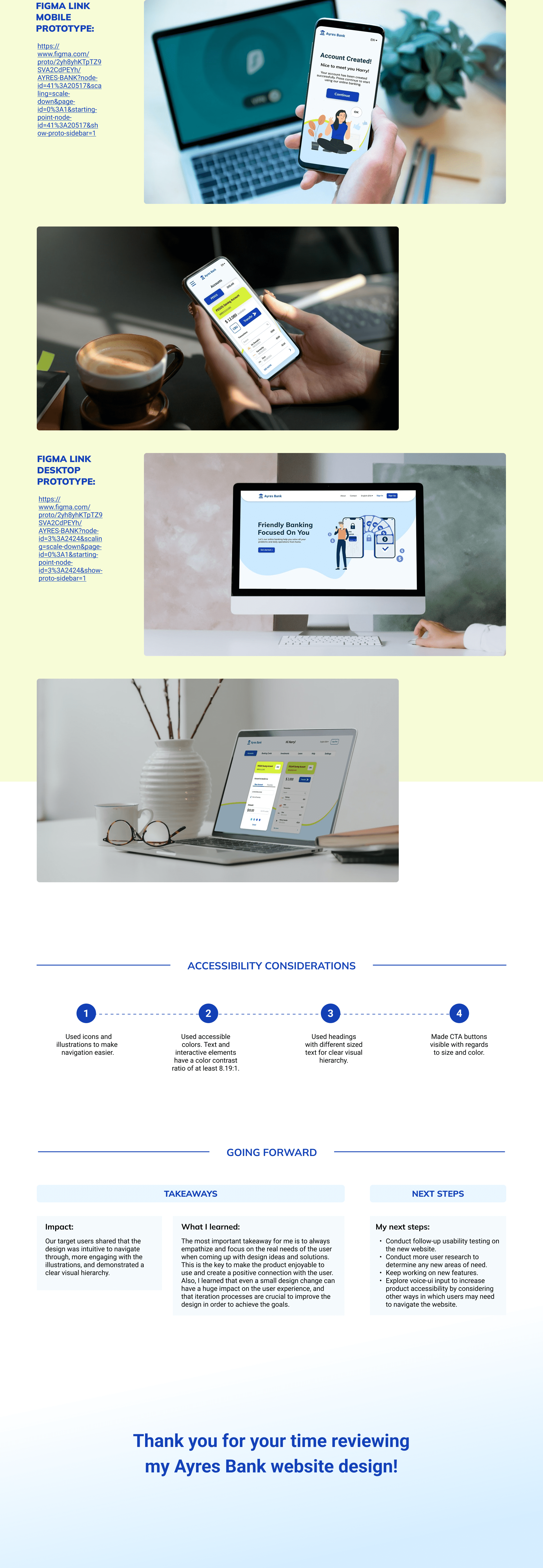  Ayres Bank Website Design